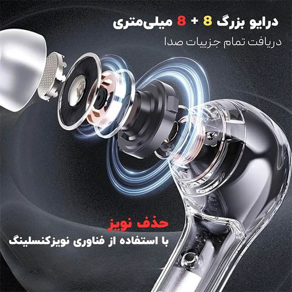 هندزفری بلوتوثی مدل RC-TWS V5.4