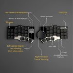 کیبورد دو‌تکه و عجیب Beekeeb Toucan معرفی شد – بدون نیاز به ماوس!